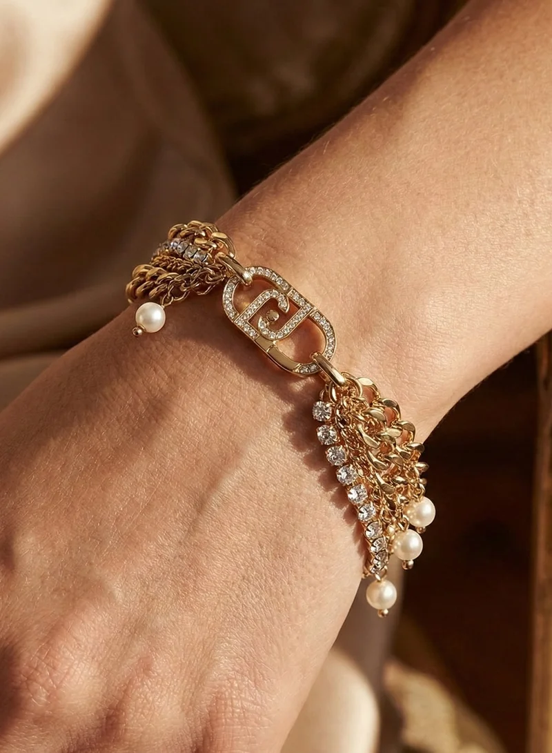 Liu Jo  Liu Jo Luxe Gold Bracelet for Women | Best Price UAE