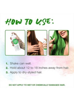 , Temporary Hair Color Spray, Jaguar Green, Non-Sticky, Non-Damaging Hair Dye Instant Vivid Hair Color, 3.5 oz, 1 Pack - pzsku/ZD40A49C09597454323FEZ/45/_/1687600022/5b0f9dc1-0670-47a8-b74e-ef45729dda4d