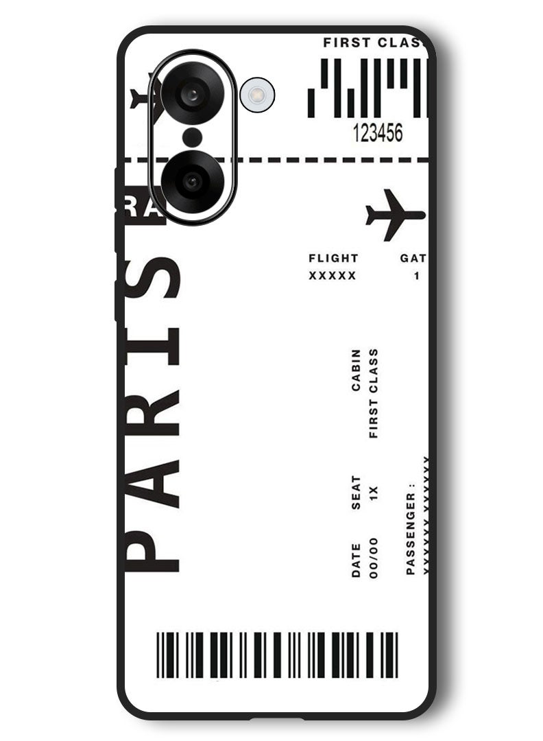 Theodor Case Compatible with OnePlus Nord CE 5 6.77 Inch Protection Shockproof Bumper Cover Paris Pass - Image 1