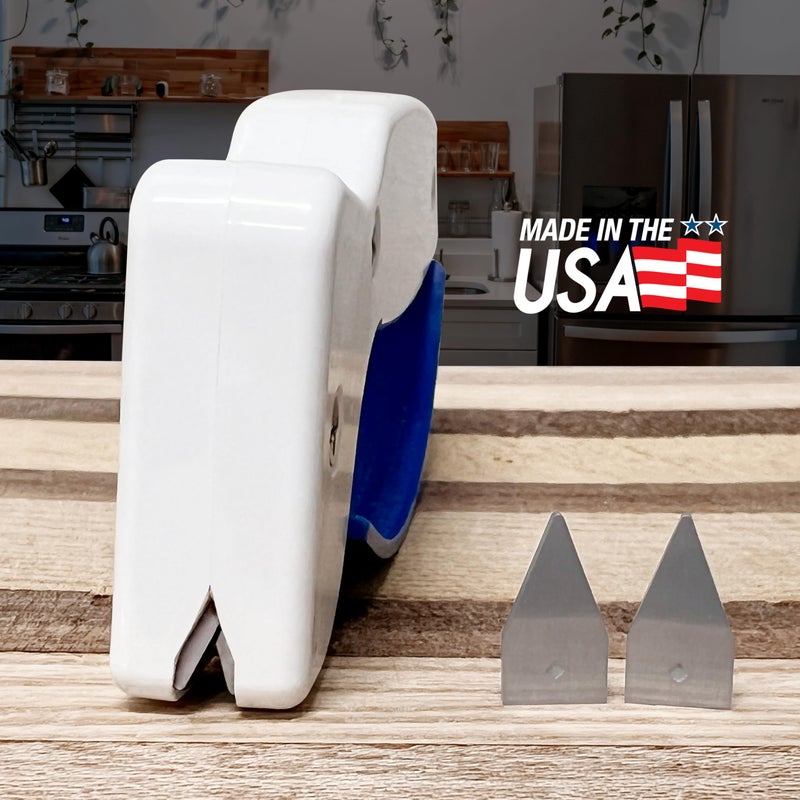 AccuSharp Knife Sharpener Blades, Tungsten Carbide Replacement Blades, 2 Pieces Reversible Replacement Blades, Industrial Sharpener Accessories - Image 4