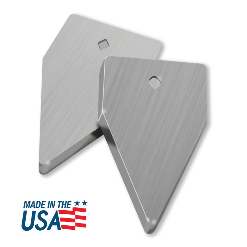 AccuSharp Knife Sharpener Blades, Tungsten Carbide Replacement Blades, 2 Pieces Reversible Replacement Blades, Industrial Sharpener Accessories - Image 2