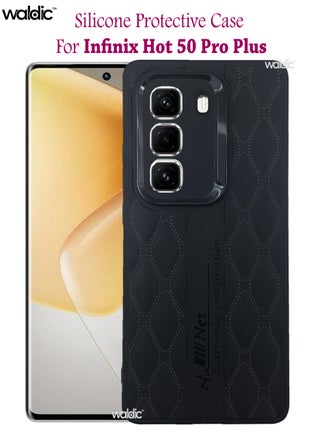 Infinix Hot 50 Pro Plus Premium Case | Premium Silicone Case Cover Designed for Infinix Hot 50 Pro Plus | Infinix Hot 50 Pro Plus Case Camera and Drop Protection Thin Protective Back Cover Case for Infinix Hot 50 Pro Plus - Black - pzsku/ZD40A6C86F45A0EF9B8CEZ/45/1745432392/11face1d-59cd-454d-8cc9-e1eeda60e348