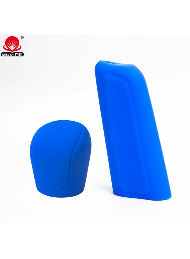 Suitable For Ford Ford Gear Cover Silicone Gear Cover Universal Non-slip Car Hand Brake Cover Manual Gear Handle Head Cover