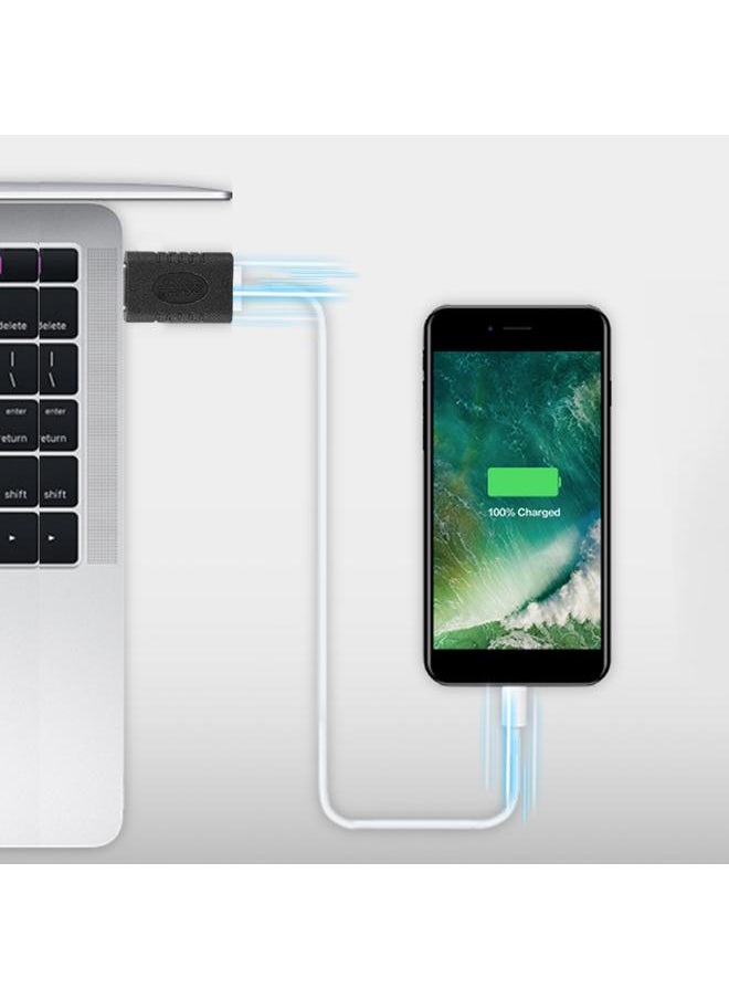 Thoraya - Type-C Male to Type-C Famale Adapter Connector For MacBook Pro/Samsung/Nexus - Image 1