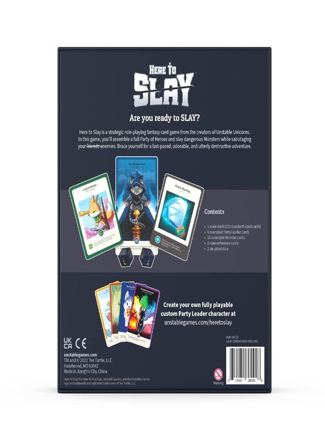 Unstable Games لعبة الورق "هنا للقضاء" من Unstable Games - لعبة استراتيجية مغامرات خيالية من 2 إلى 6 لاعبين، للأعمار من 10 سنوات فما فوق - لعبة ورق عائلية من مبتكري لعبة Unstable Unicorns - Image 4