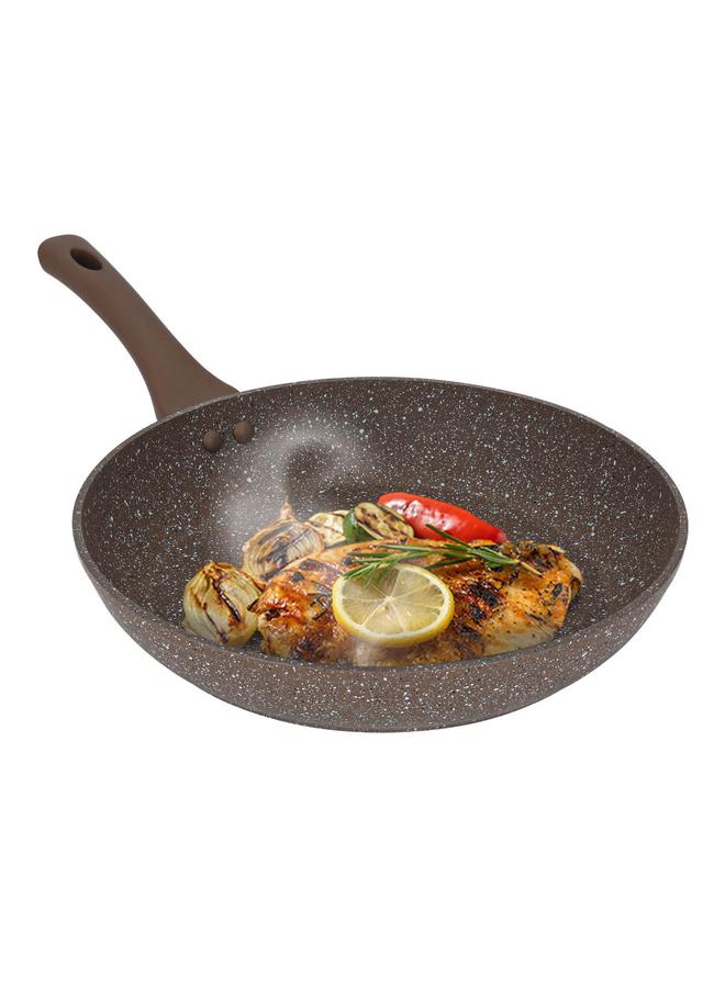Rocky Granite Frying Pan 28Cm Brown - Image 1