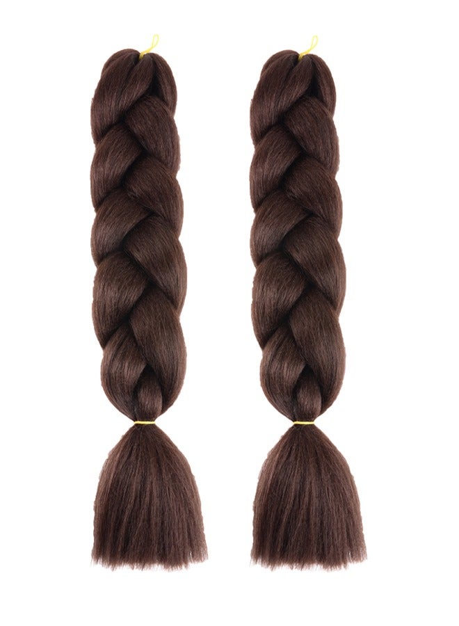 مجموعة وصلات شعر مضفرة مكونة من 3 قطع من شعر مستعار  أفريقي - Image 1
