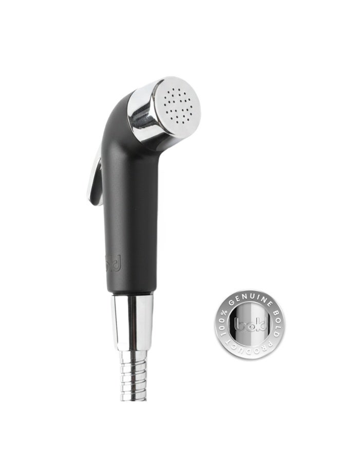 Bold Nero No Leak Shattaf Handheld Bidet Sprayer for Toilet – Ergonomic Trigger, Adjustable Water Pressure, Easy DIY Install, Bathroom Hygiene Spray for Home, Eco Friendly, Black - Image 1