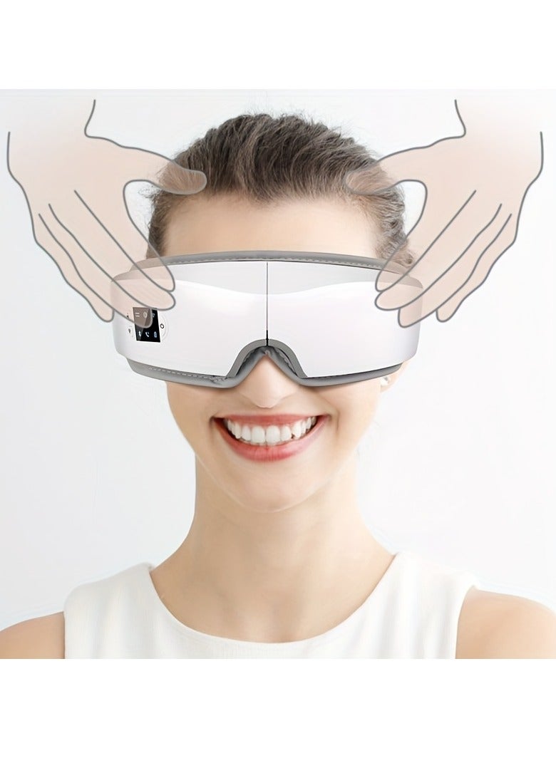 Generic Bluetooth Eye Massager with Heat and Vibration, Rechargeable Relaxation Mask for Stress Relief at Home, Office, or Travel - Image 3