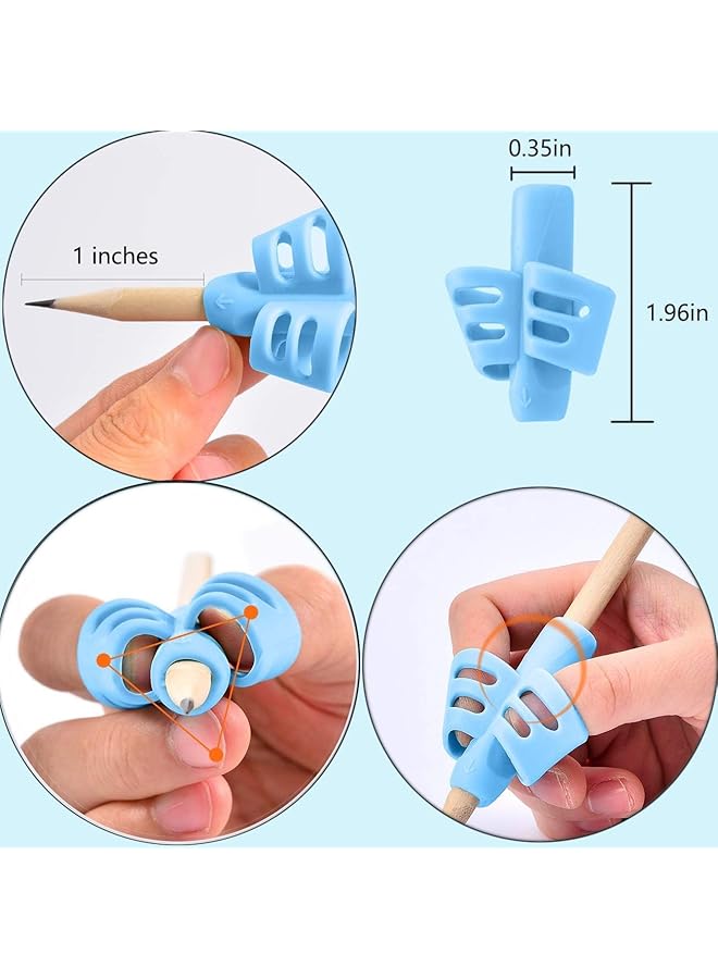 erorex Pencil Grips Pencil Grips For Kids Handwriting Pencil Grip Posture Correction Training Writing Aids For Kids Toddler Preschoolers Students Children Special Needs 3Pack  - Image 4