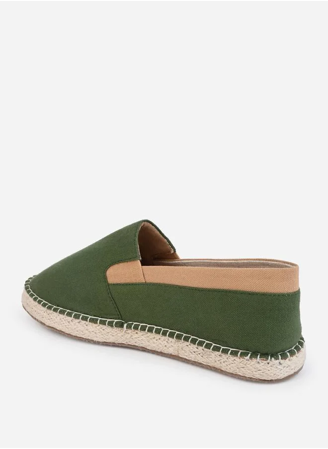 ستايلي Canvas Slip On Espadrilles