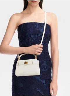 Charles & Keith Charles & Keith Metal Buckle Strap Tote Shoulder Bag  - Image 4