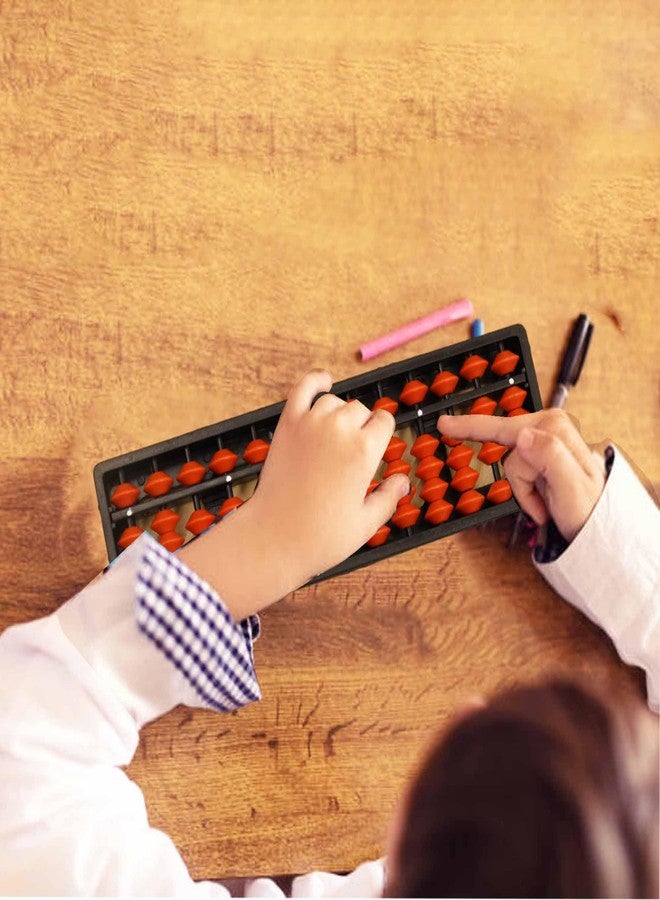 Spillbox مجموعة أدوات تعليم الرياضيات للأطفال Spillbox Abacus 13 Rod Brown مع حقيبة مربعة - (بني فاتح) - Image 5