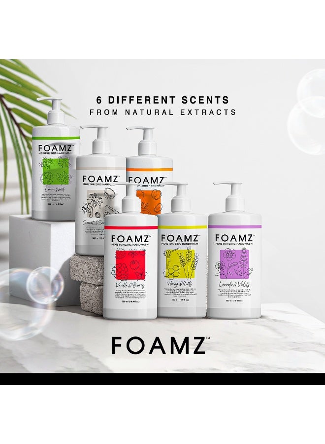 FOAMZ Liquid Hand Wash With Apricot and Peach Scents 500 ml - Image 4