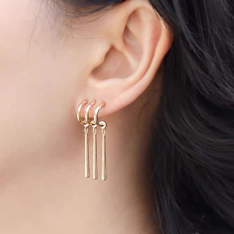 EXPHAIN Zoro Anime Earrings For Women Men Zoro Cosplay-Just One Ear Piercing- Figure Earrings For Anime Lovers (Gold) - Image 4