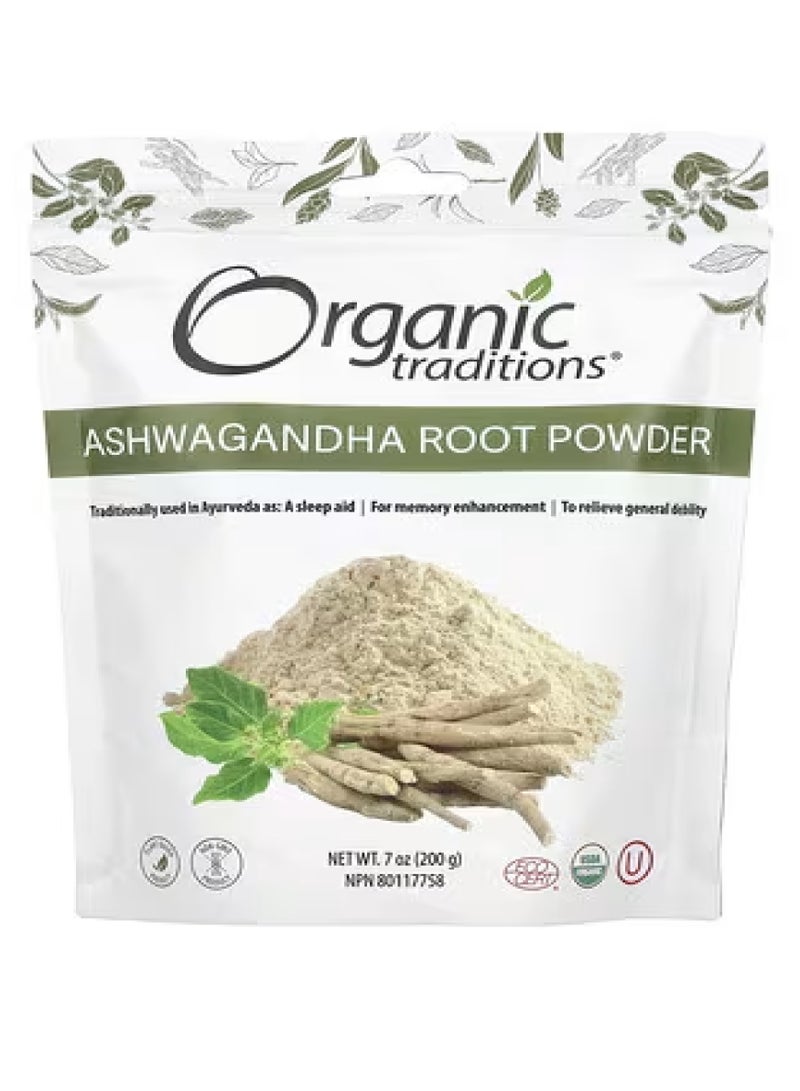 Organic Traditions , Ashwagandha Root Powder, 7 oz (200 g)