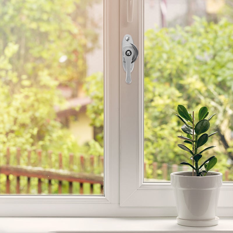 2 Sets Window Locks Horizontal Sliding Children Sash Locks Accessories - Image 1