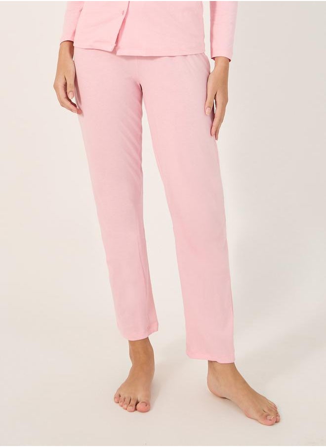 Styli COTTON JERSEY LONG SLEEVE BUTTON THRU SHIRT and PJ SET  - Image 5