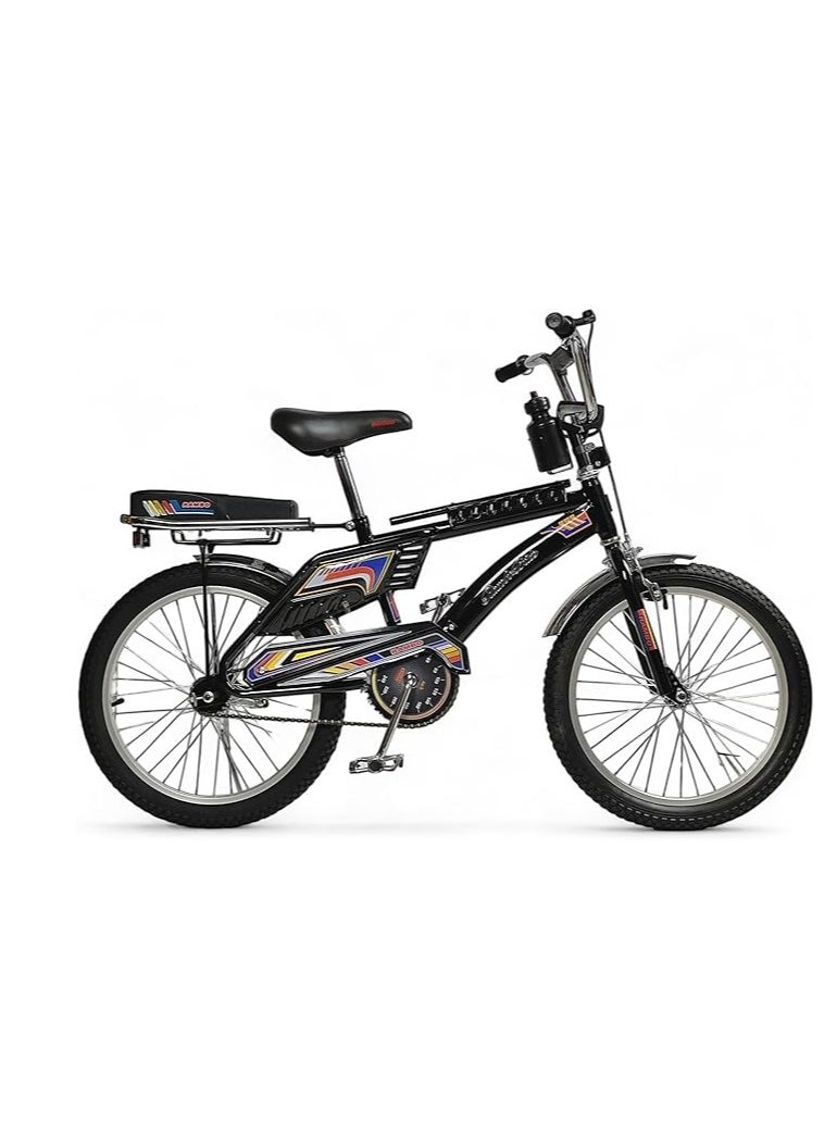 AL BADER Rambo Freestyle Kids Bike with 2 Seats, 20-Inch Size Rambo Bicycle indonesian Design with Adjustable Seat, Children Bicycle with Air Filled Wheels, Hand and Rear Brakes, For Ages 8+  - Image 1