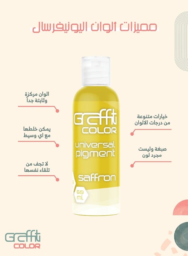 Graffiti Resin Graffiti Color Universal Pigment Saffron 60 ml - Image 2