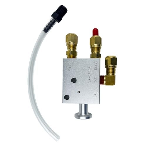 Wajelara 3Way Auto Reset Valve with Fittings Compatible with Hendrickson VS25223 VS25224 VS25223 VS25224 with Fittings - Image 1