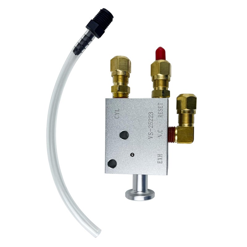 Wajelara 3Way Auto Reset Valve with Fittings Compatible with Hendrickson VS25223 VS25224 VS25223 VS25224 with Fittings - Image 2