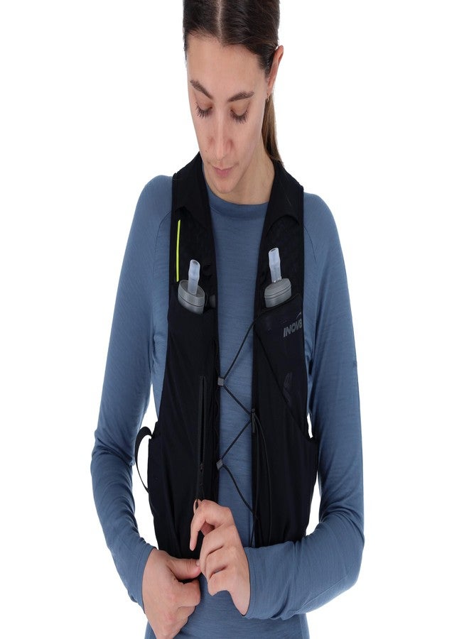 INOV8 Racepac 4 Hydration Vest for Men & Women – 4 Liter Lightweight Running Vest for Trail & Racing, Black, OneSize - Image 3