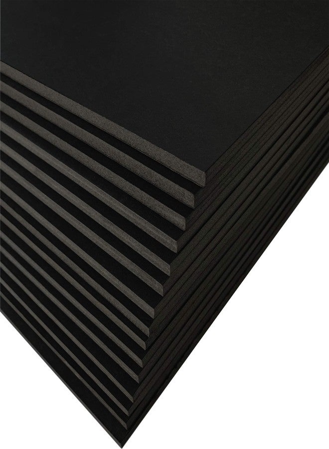 إكسلسيس ديزاين ألواح فوم سوداء من تصميم إكسلسيس، مقاس 11 × 14 بوصة - عبوة من 10 ألواح، سمك 1/8 بوصة (3 مم)، ألواح فوم أساسية للرسم والحرف اليدوية ولوحات الرؤية والمشاريع المدرسية والعروض التقديمية واللافتات - Image 1