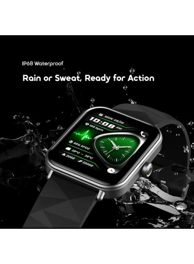 Oraimo 300 mAh Oraimo Watch Nova 2 Lite Smart Watch OSW-814L 1.93'' AMOLED With BT Calling - Black Midnight Black - Image 5