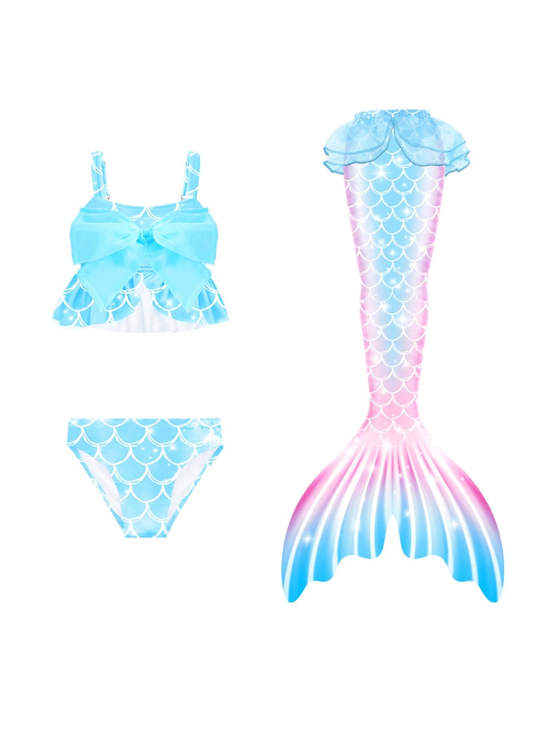 KUYING - Children's Mermaid Swimsuit Bikini - Image 1