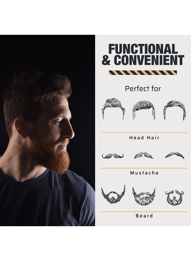 MEDca Wooden Beard And Comb Set For Men Perfect For Beards Head Hair And Mustaches Men - Image 5