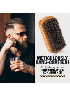 MEDca Wooden Beard And Comb Set For Men Perfect For Beards Head Hair And Mustaches Men  - Image 3
