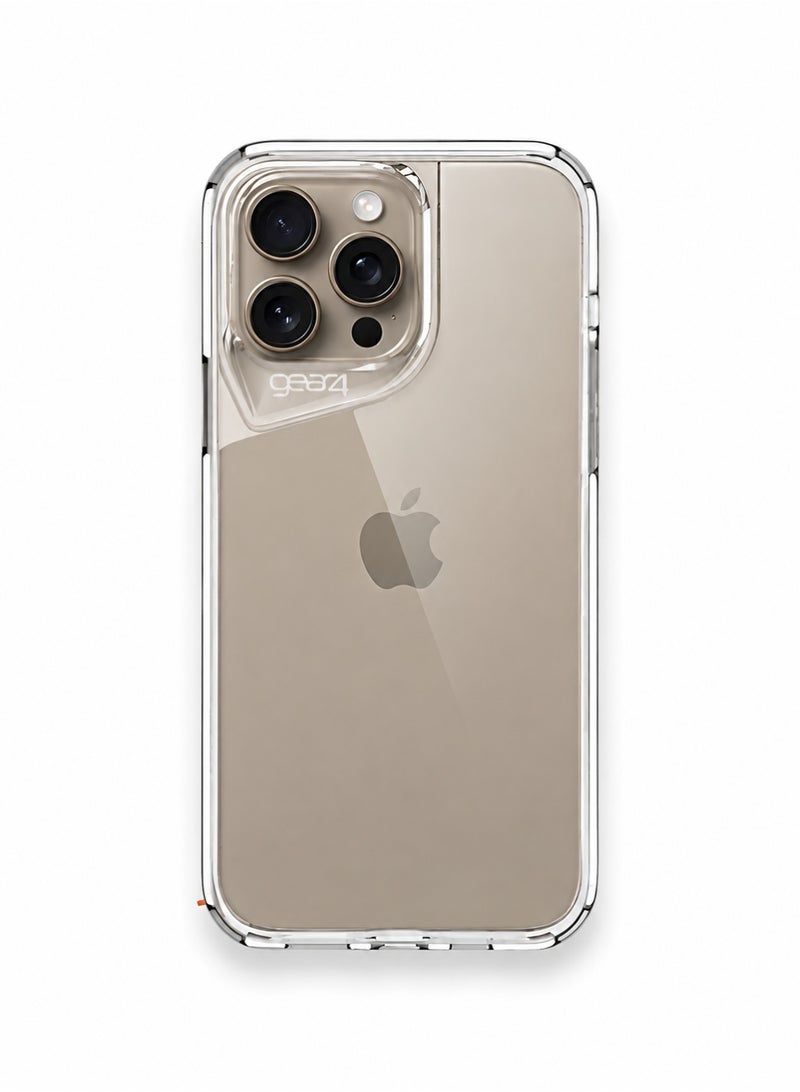 جيرفور جراب موبايل ايفون 16 برو ماكس (iPhone 16 Pro Max) مضاد للصدمات, غطاء حماية مضاد للخدش, مصنوع من البولي يورثين الحراري عالي الجودة - شفاف - Image 1