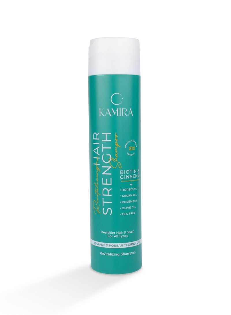 KAMIRA Strength & Growth Shampoo | Herbal Repair Shampoo – Rosemary, Tea Tree & Ginseng for Scalp Health & Strength - Image 1