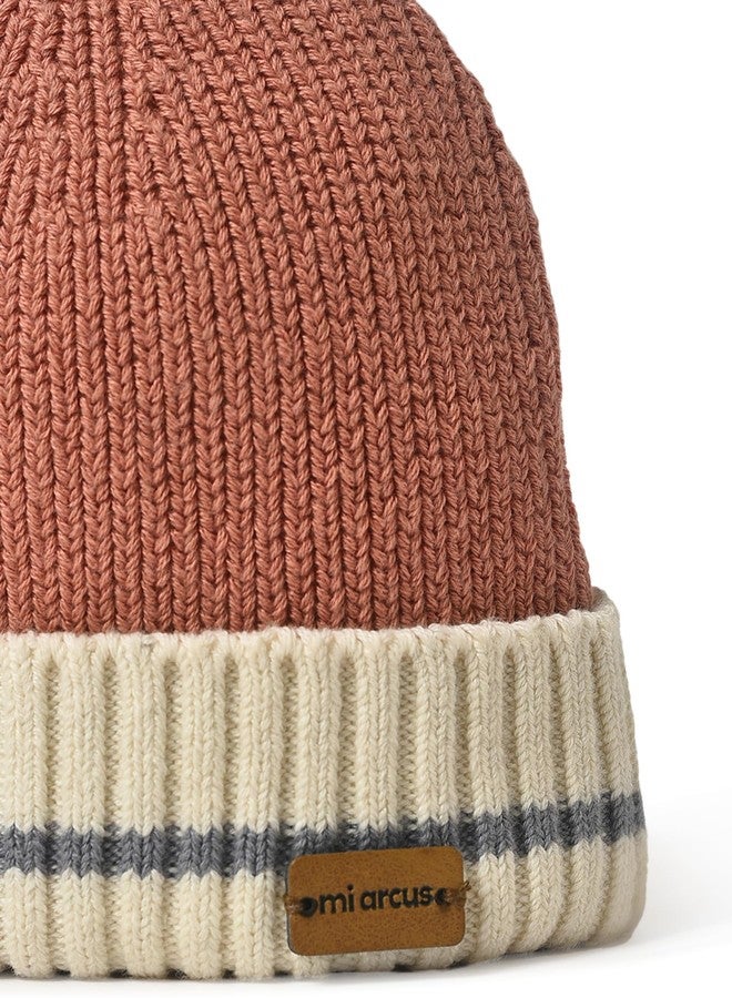 Mi Arcus Solid Brown Baby Caps for 12-24 Months Boys Girls Kids Infants Toddlers - Image 5