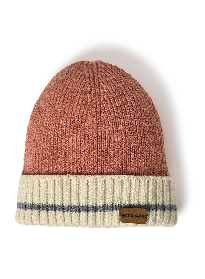 Mi Arcus Solid Brown Baby Caps for 12-24 Months Boys Girls Kids Infants Toddlers - Image 2