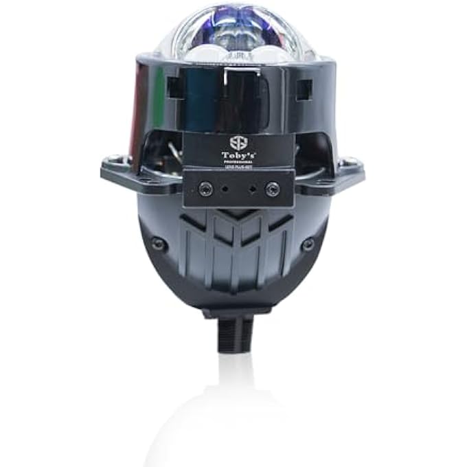 توبيز زوج عدسات 140 واط بالإضافة إلى عدسات جهاز عرض LED ثنائية 6Dt مقاس 3 بوصات للمصابيح الأمامية 6000 كلفن لمصباح السيارة 70000 لومن طقم تعديل مصابيح السيارة عدسة زائدة - Image 3