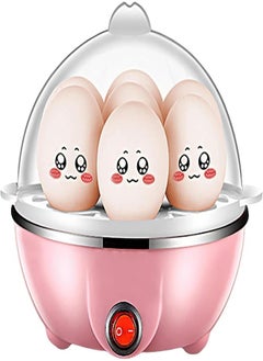 Generic Multi-functional Electric Egg Boiler Steamer Cooker with 7-Egg Capacity | Rapid Egg Cooker for Boiled, Steamed Eggs & Food with Auto Shut-Off, Compact & Easy-to-Use for Home Kitchen (Pink)  - Image 1