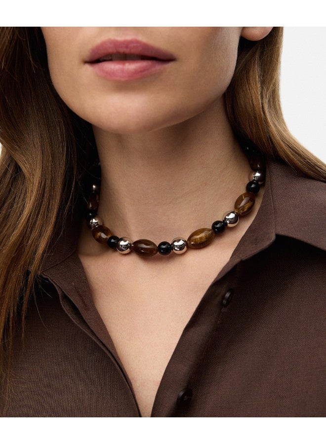Ipekyol Necklace With Contrast Beads  - Image 3