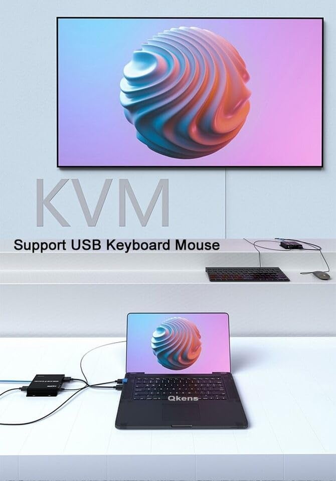 Tobo 300M IP HDMI KVM Extender over Rj45 cat5e/6 HDMI Ethernet Video Extension Muitlpoint Cascade Extender support via Network Switch TD-1131H - Image 5