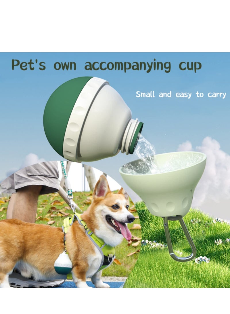 Portable Dog Water Bottle with Detachable Bowl for Travel and Outdoor Activities Leak Proof Design Ideal for Hiking and Walking - Image 4