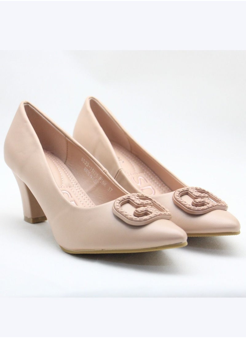 SD.Felano - Women's FormalShoes | Closed Toe, Casual Slip-On Kitten Heelsfor Girls &Ladies | Lightweight Women's Fashion Shoesfor Party Bride Wedding Dress Shoes - Image 1