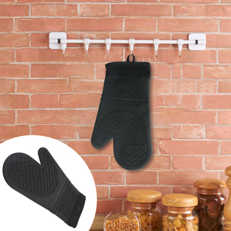 1pc Oven Mitten Cooking Glove Oven Gloves Microwave Glove - Image 4