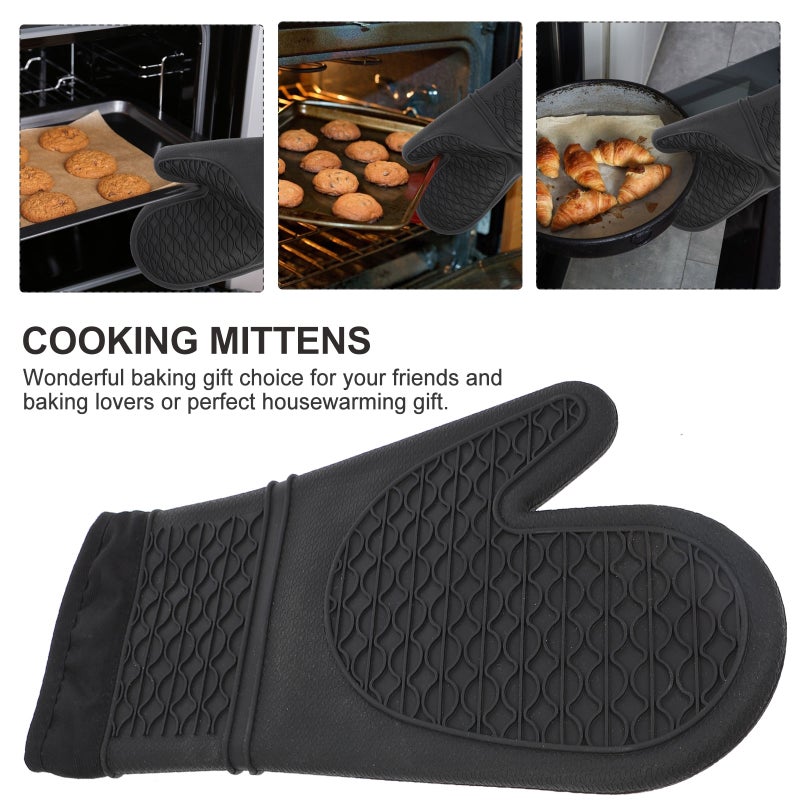 1pc Oven Mitten Cooking Glove Oven Gloves Microwave Glove - Image 3