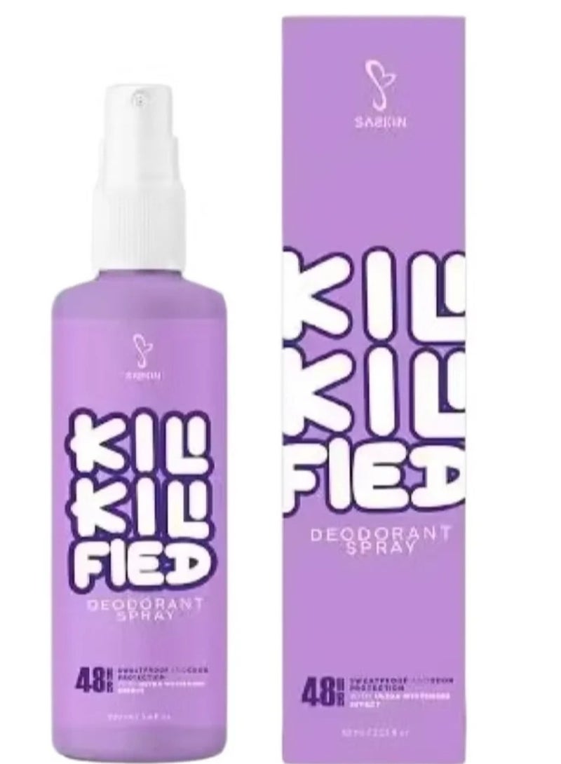 SASKIN KILI KILI FIED DEODORANT SPRAY 60ML - Image 1