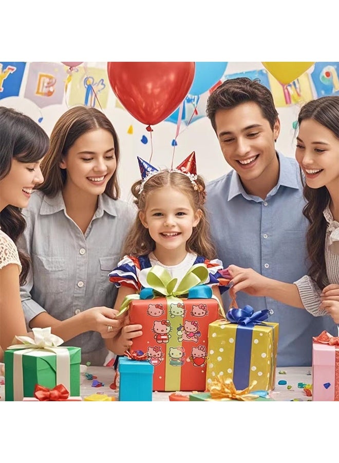 هالو كيتي ٦ قطع من رقع تطريز قطط كرتونية لطيفة للأطفال، قابلة للكي أو الخياطة، مجموعة إكسسوارات أنيقة يمكنك صنعها بنفسك للملابس والسترات والجينز وحقائب الظهر والقبعات والصدريات والحقائب. - Image 4