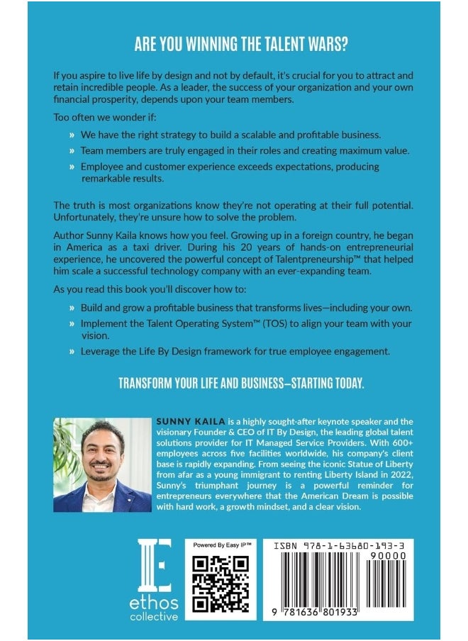 Talentpreneurship: How to Build a Healthy Business, Transform the People around You, and Live the Life of Your Dreams