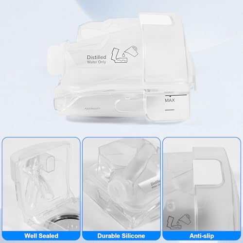 EVOCLEAN Water Chamber and Pap HumidAir Water Tank for ResMed AirSense 11 Tube Hose Machine - Image 4