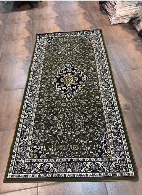 Rawdah Prayer Mat – Large Size, Fits 6 to 7 People High-quality and spacious (2.45×1.20 m), designed for group prayers. Comfortable and luxurious with 4mm thickness for knee support during sujood. Lightweight and easy to carry.