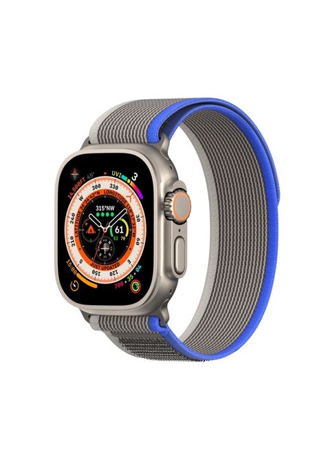 Replacement Strap For Apple Watch SE 2022 40mm DUX DUCIS YJ Series Nylon Watch Band Blue